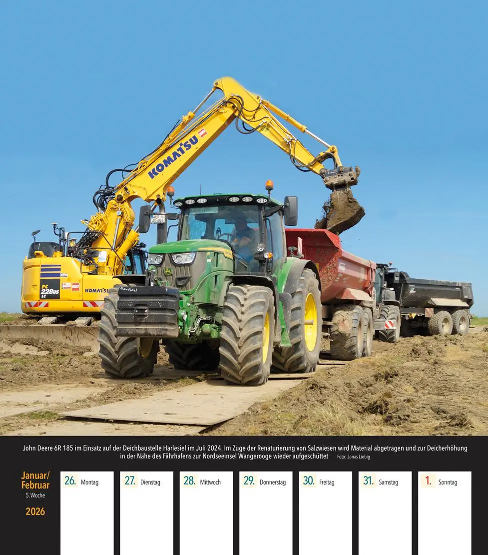 Bild: 9783751611671 | John Deere Traktoren 2026 | Wochenkalender mit 53 Abbildungen | 53 S.