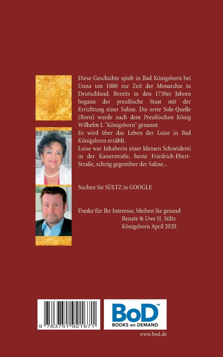 Rückseite: 9783751921671 | Luises kleine Schneiderei in Bad Königsborn bei Unna um 1880 | Buch