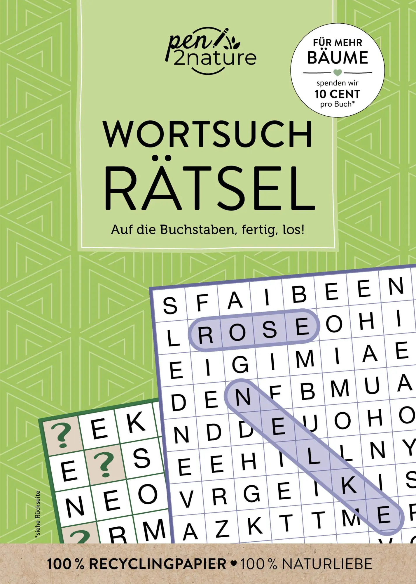 Cover: 9783987641671 | Wortsuchrätsel | Auf die Buchstaben, fertig, los! | Pen2nature | Buch