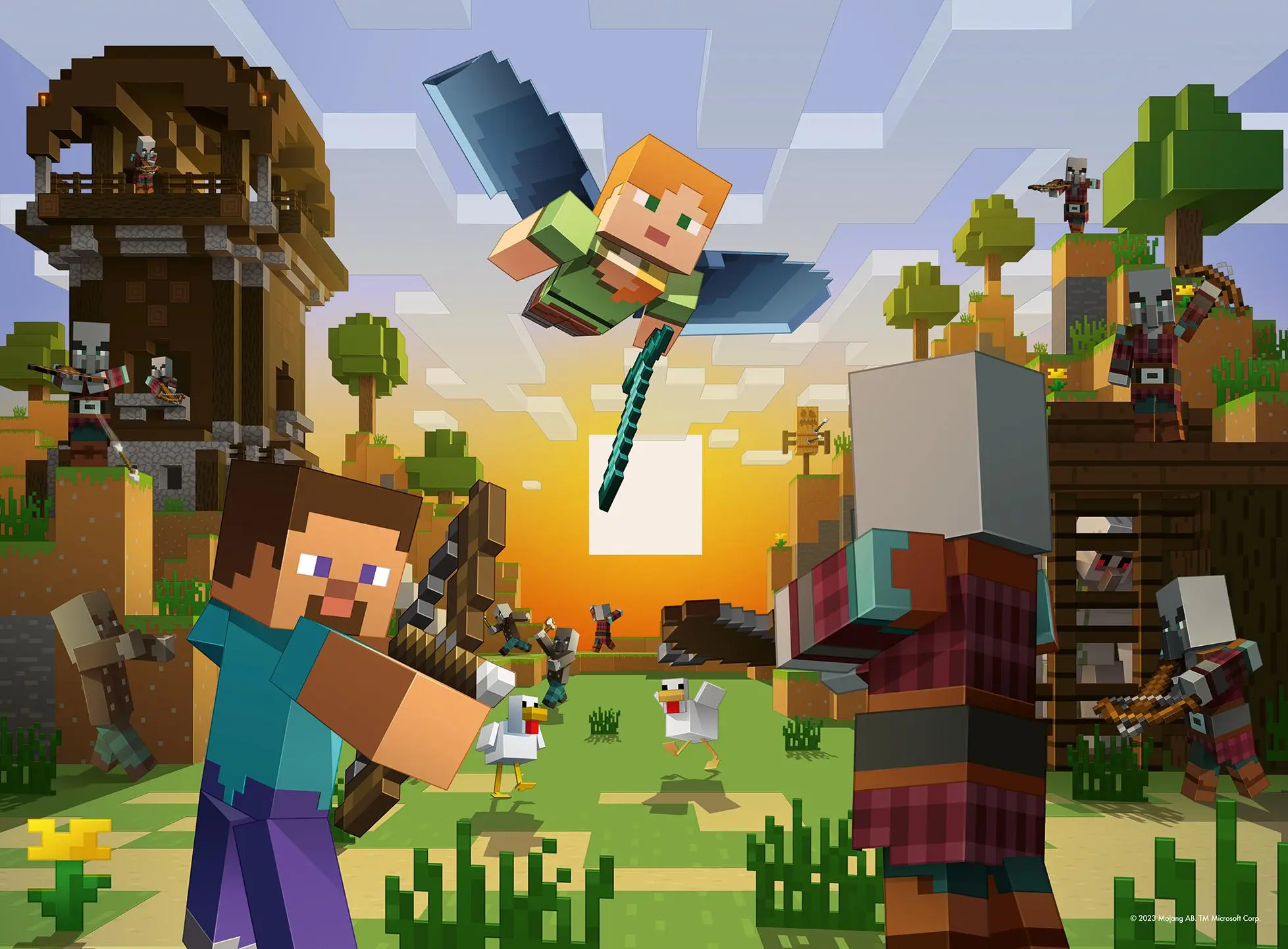 Cover: 4005555041771 | Kinderpuzzle 150 XXL Teile - Minecraft - Baukunst und Abenteuer | 2025
