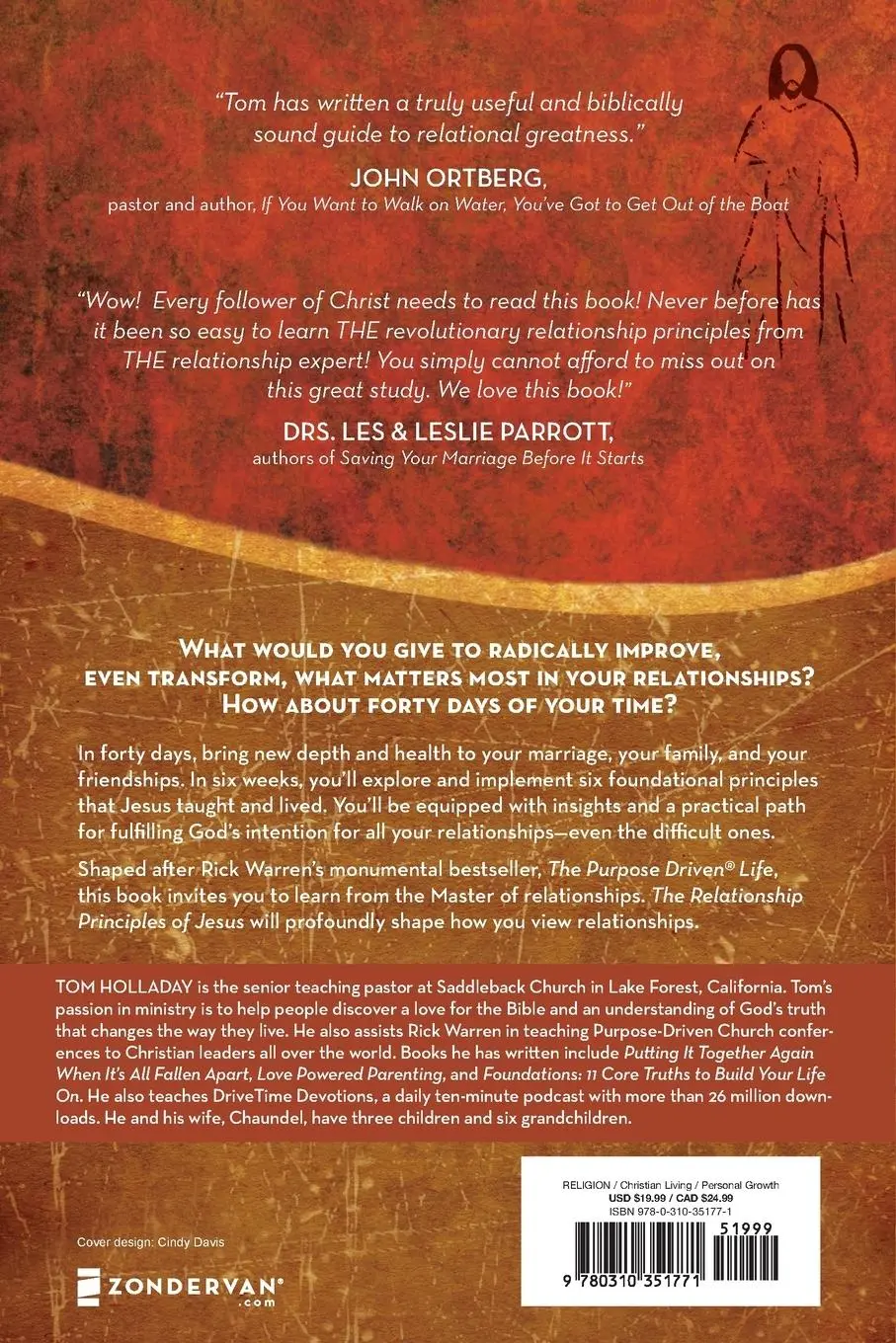 Rückseite: 9780310351771 | The Relationship Principles of Jesus | Tom Holladay | Taschenbuch
