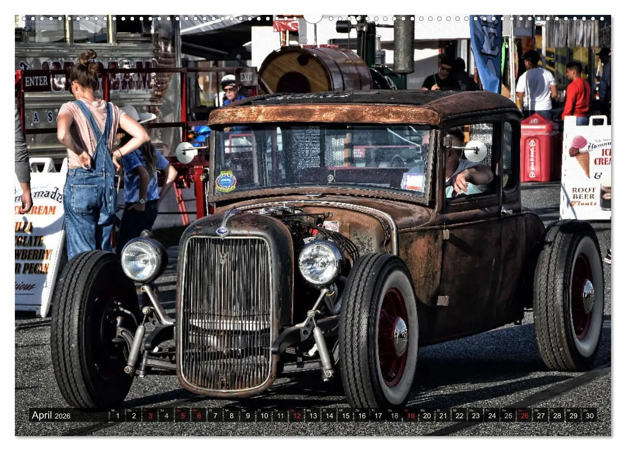 Bild: 9783457981771 | American Hot Rod (Wandkalender 2026 DIN A2 quer), CALVENDO...