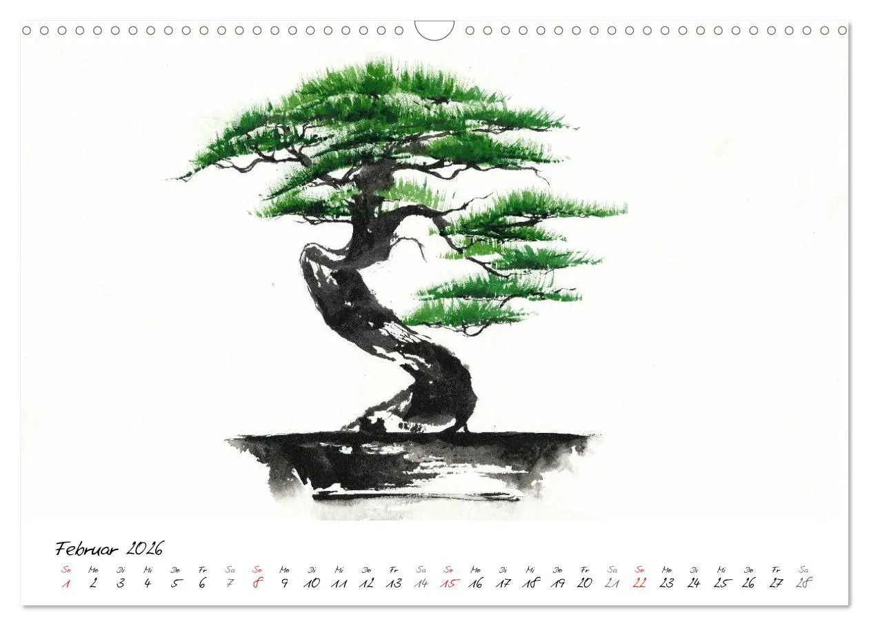 Bild: 9783516071771 | Asiatische Tuschmalerei (Wandkalender 2026 DIN A3 quer), CALVENDO...