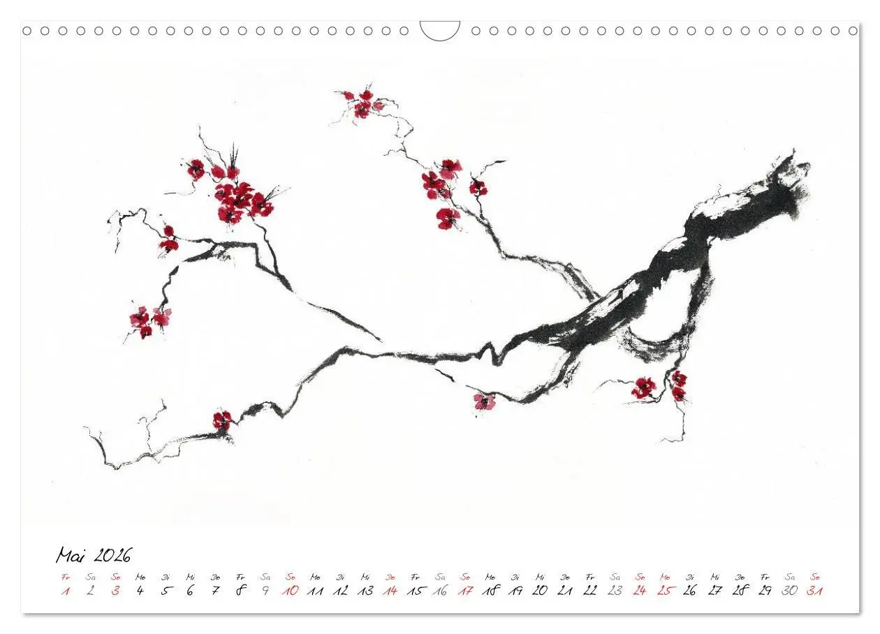 Bild: 9783516071771 | Asiatische Tuschmalerei (Wandkalender 2026 DIN A3 quer), CALVENDO...