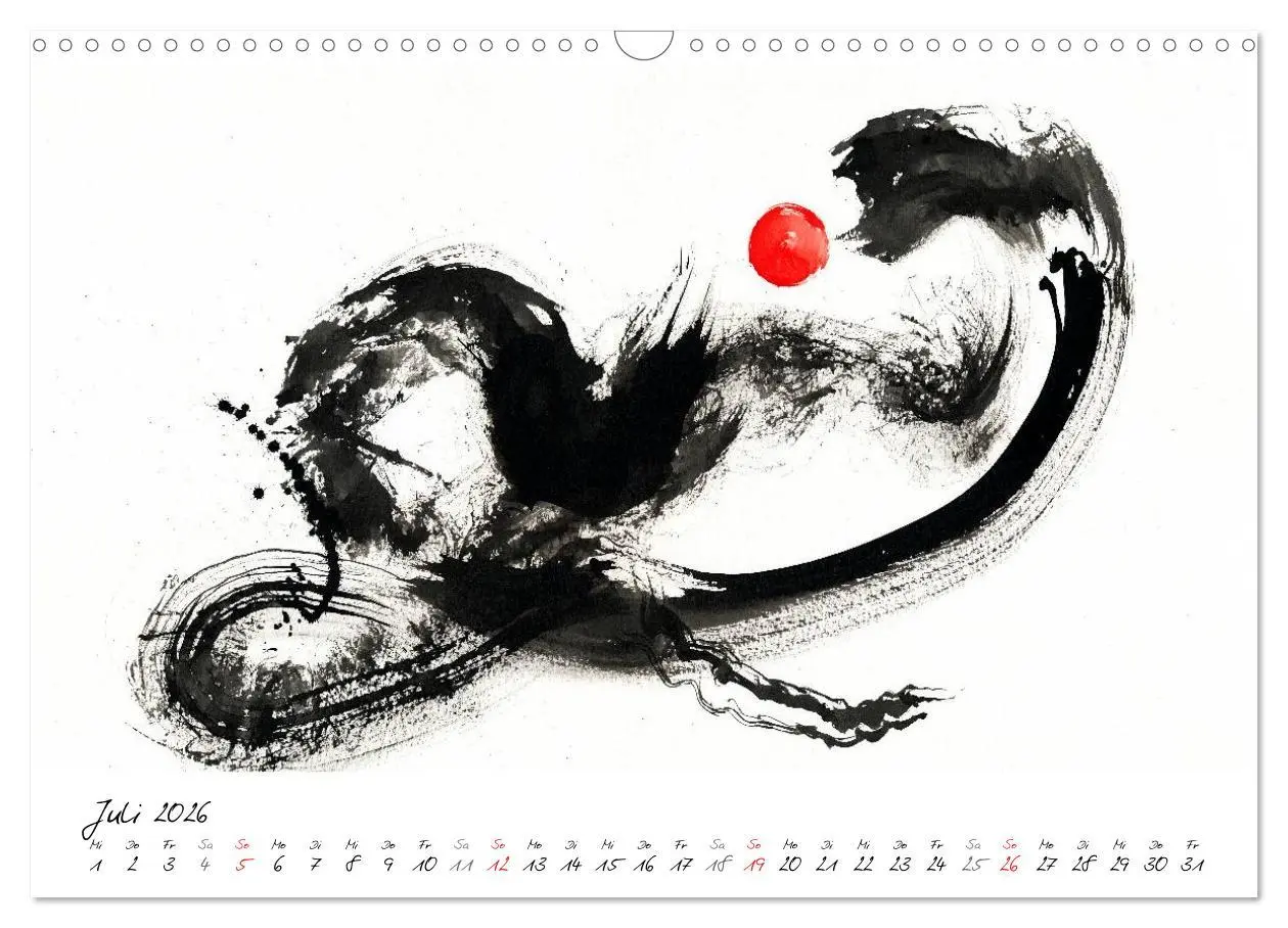 Bild: 9783516071771 | Asiatische Tuschmalerei (Wandkalender 2026 DIN A3 quer), CALVENDO...