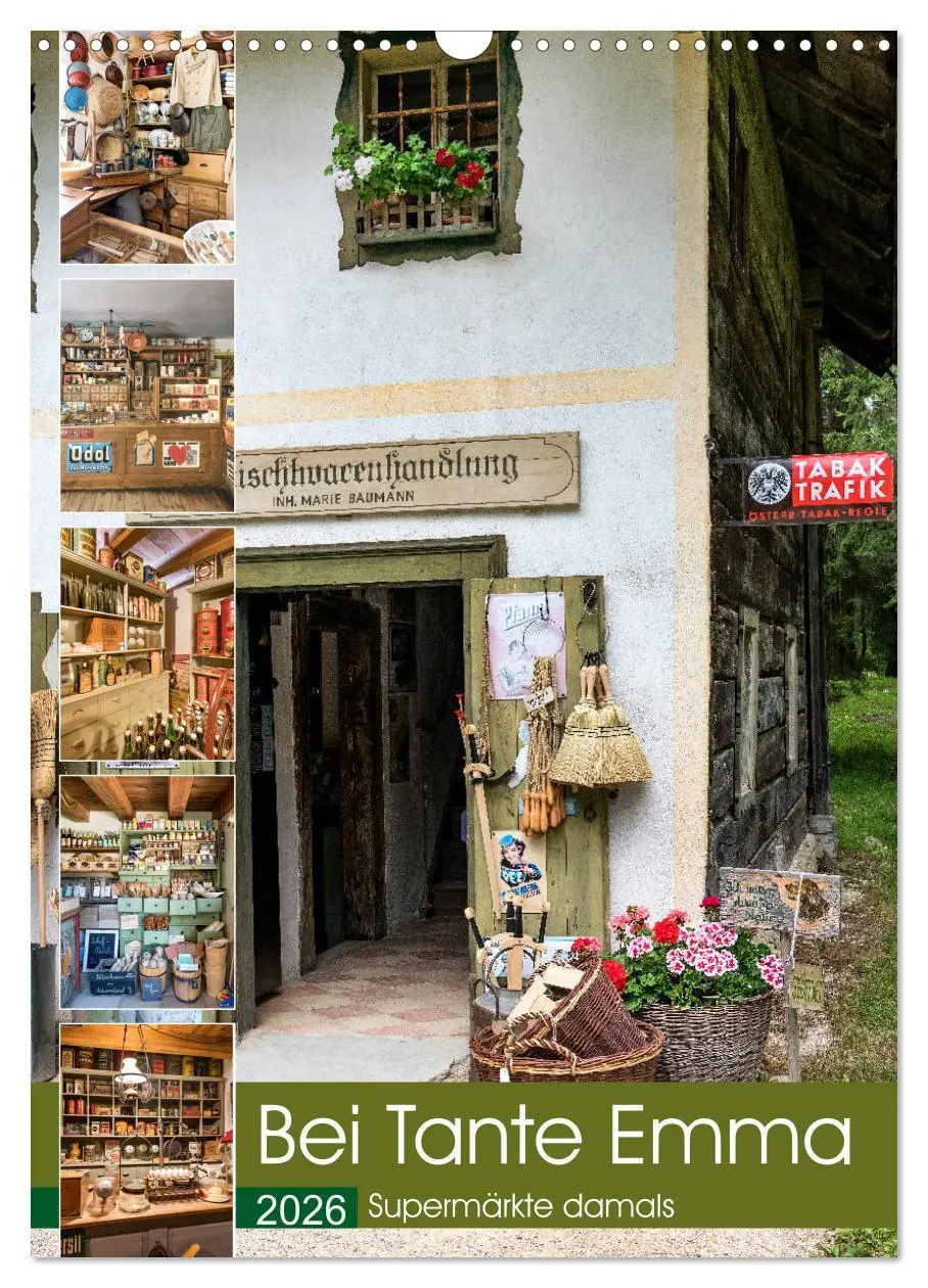 Cover: 9783516381771 | Bei Tante Emma, Supermärkte damals (Wandkalender 2026 DIN A3 hoch),...