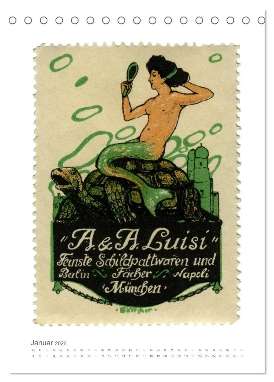 Bild: 9783516451771 | Werbemarken des frühen 20. Jahrhunderts (Tischkalender 2026 DIN A5...