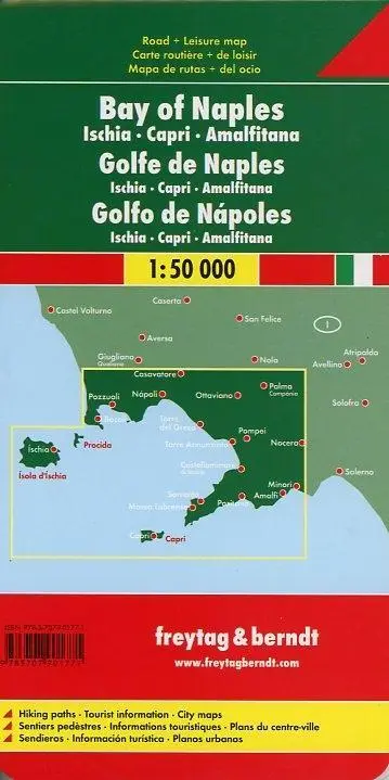 Bild: 9783707901771 | Golf von Neapel - Ischia - Capri - Amalfitana 1 : 50 000 Autokarte