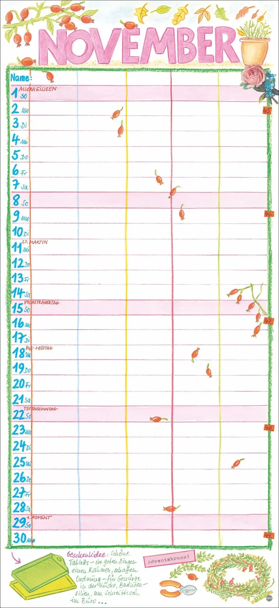 Bild: 9783756411771 | Gabi Kohwagner Unser Familienkalender 2026 | Gabi Kohwagner | Kalender