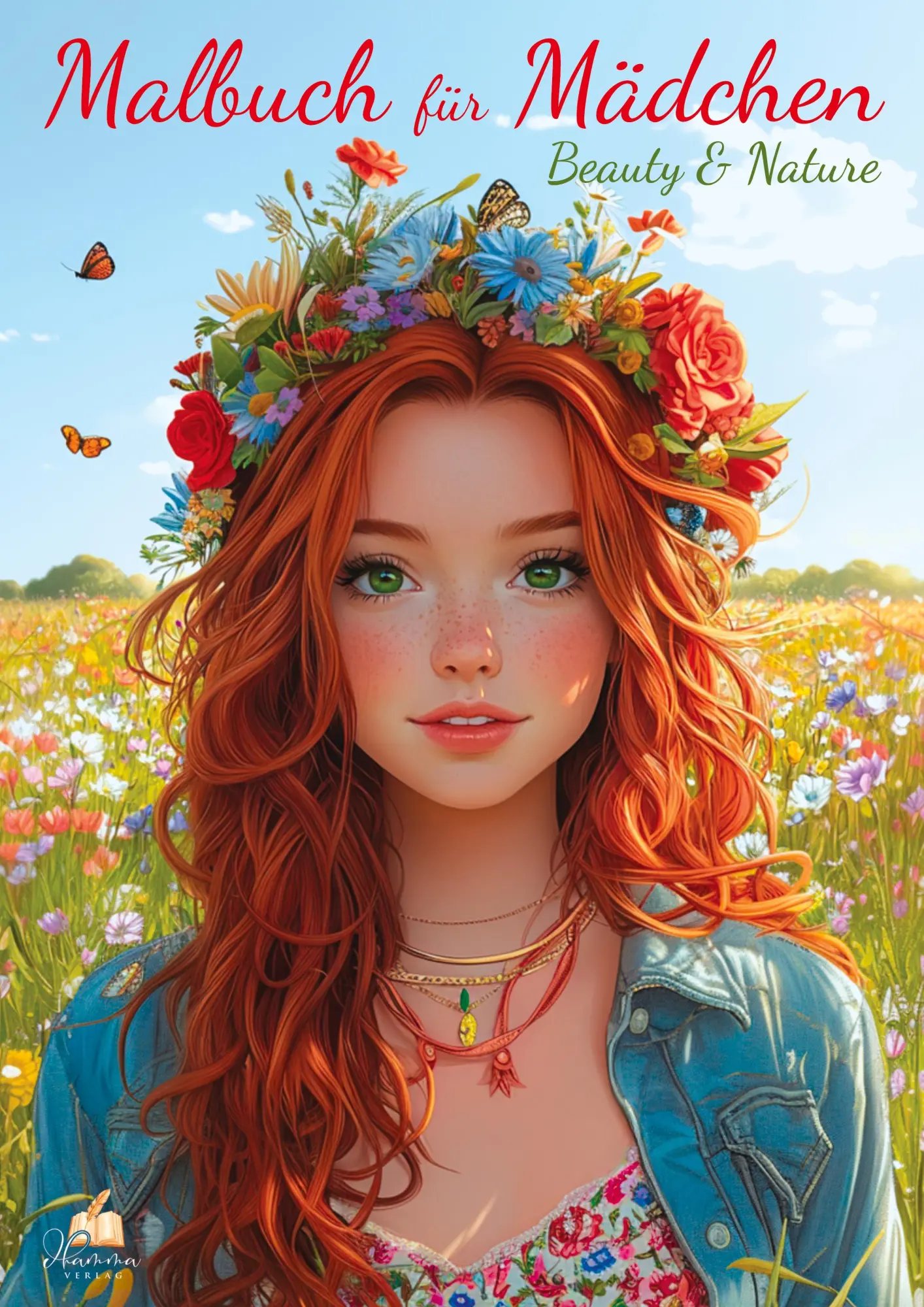 Cover: 9783986571771 | Malbuch für Mädchen ab 10 Jahren - Beauty &amp; Nature - mit 52...