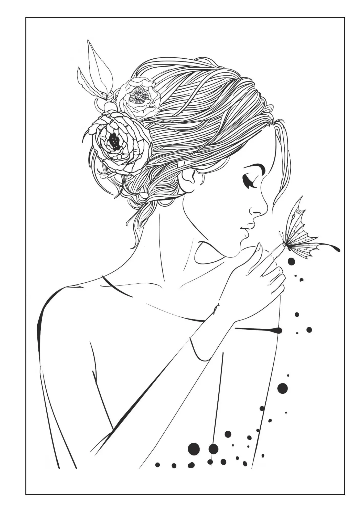 Bild: 9783986571771 | Malbuch für Mädchen ab 10 Jahren - Beauty &amp; Nature - mit 52...