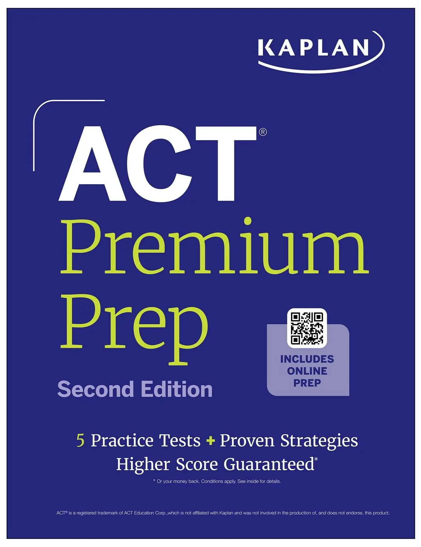 Cover: 9798349701771 | ACT Premium Prep, Second Edition (2026-2027): Includes 5 Full...