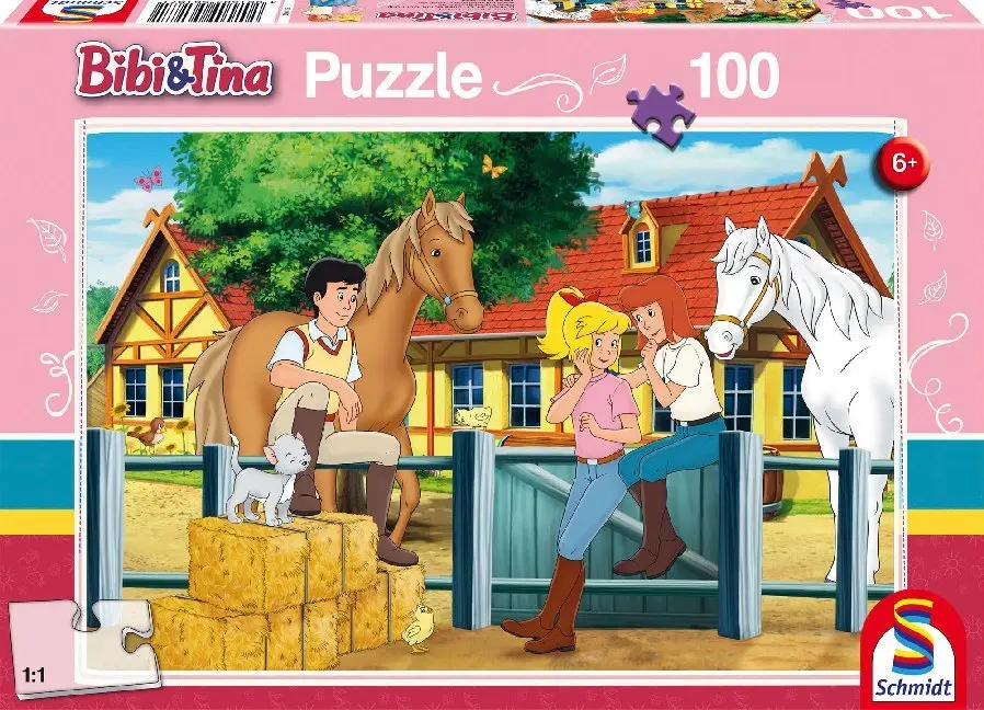 Cover: 4001504561871 | Bibi &amp; Tina, Auf dem Martinshof (Kinderpuzzle) | Spiel | In Spielebox