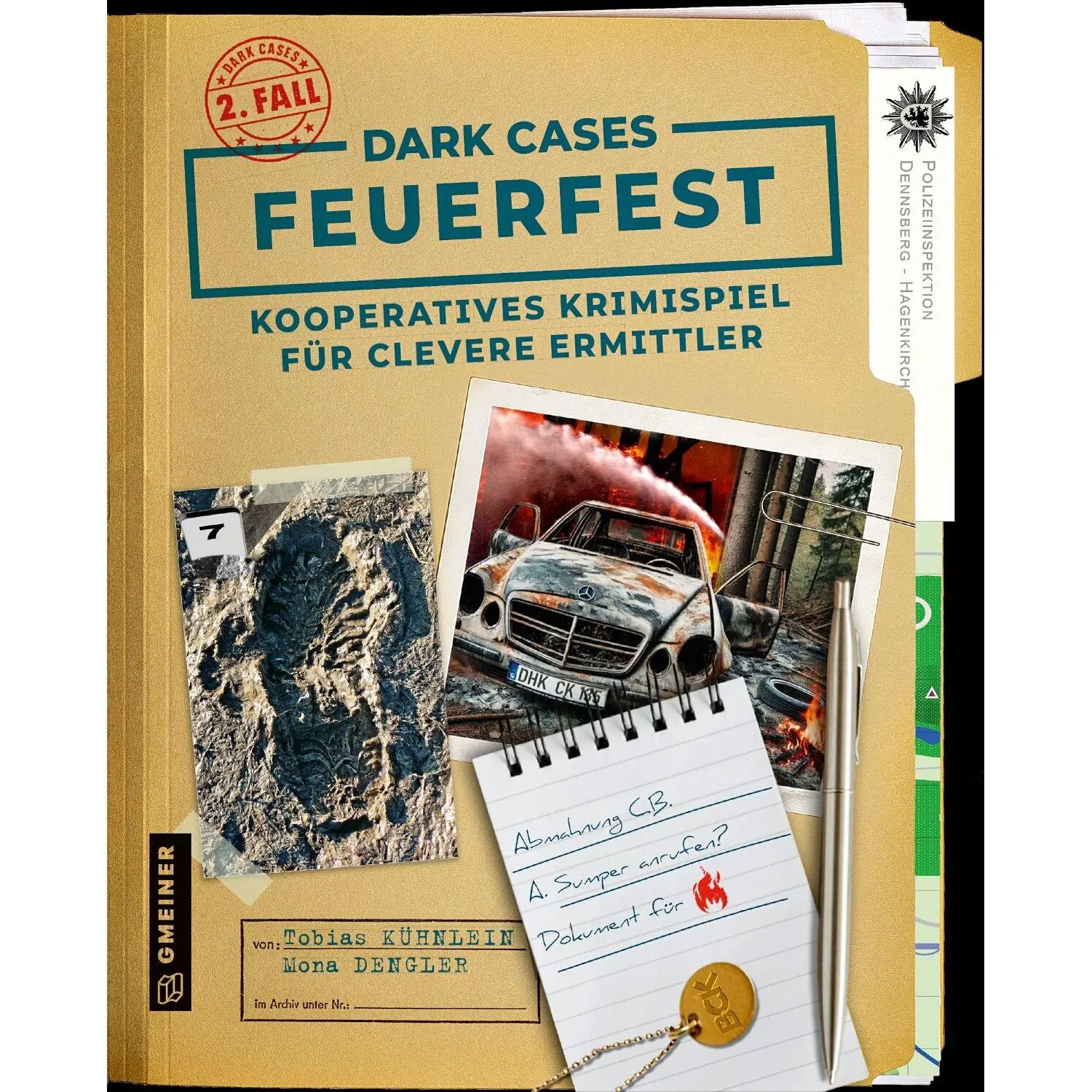 Bild: 4260220581871 | Dark Cases - Feuerfest | Kooperatives Krimispiel für clevere Ermittler