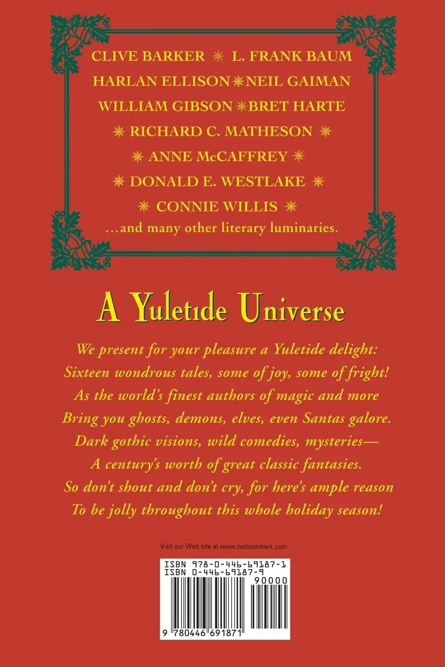 Rückseite: 9780446691871 | A Yuletide Universe | Sixteen Fantastical Tales | Brian M. Thomsen