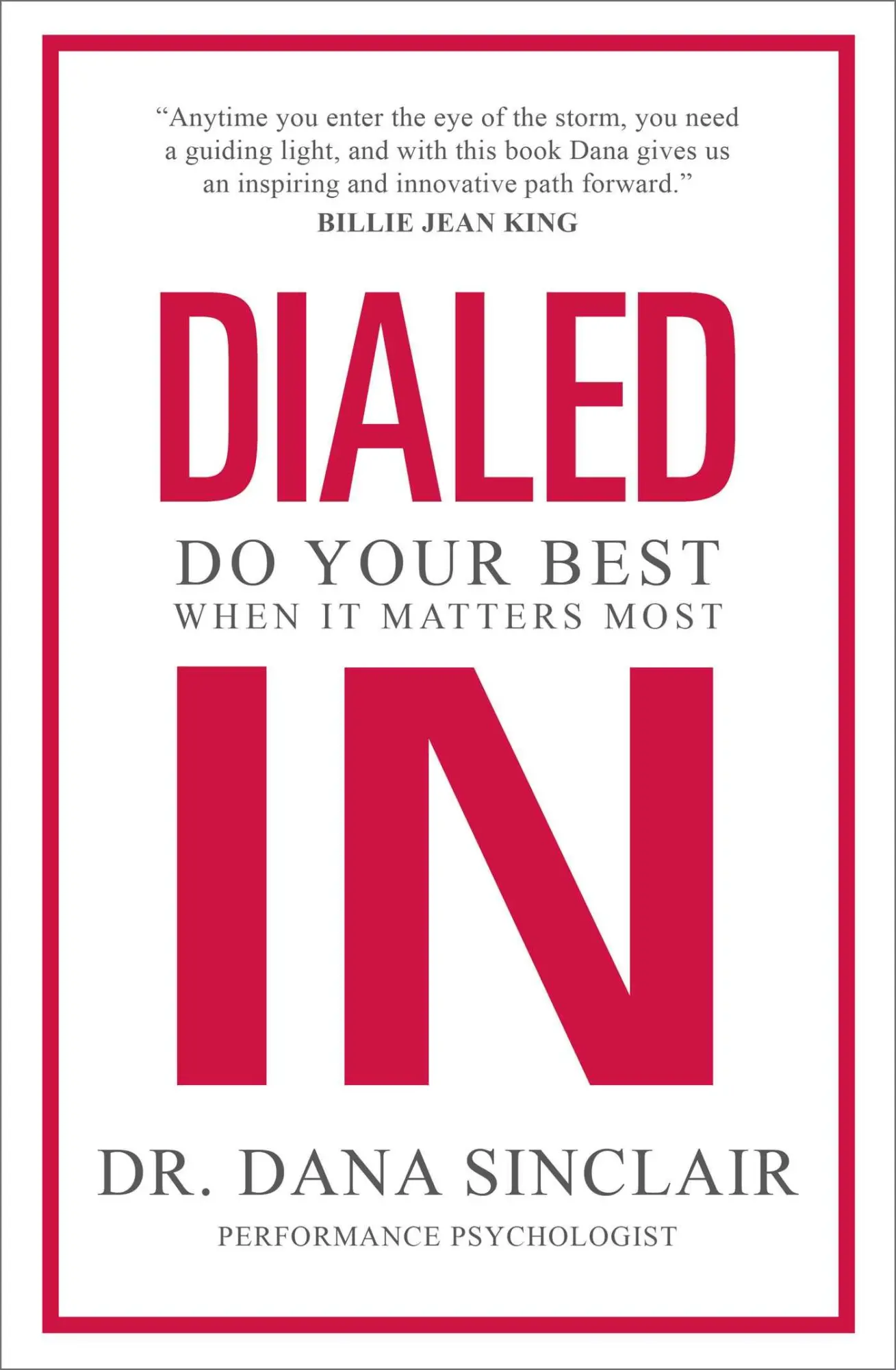 Cover: 9781982181871 | Dialed In | Do Your Best When It Matters Most | Dana Sinclair | Buch