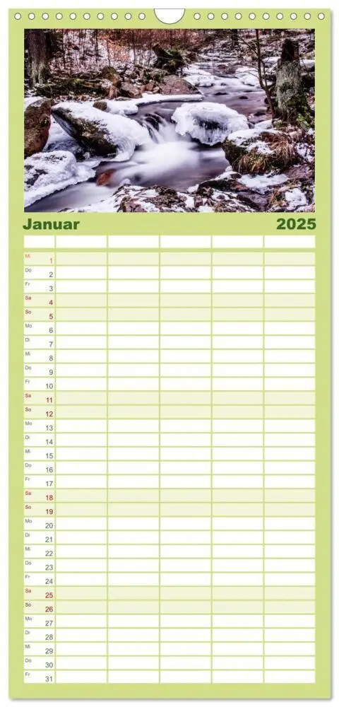 Bild: 9783457111871 | Familienplaner 2025 - Der Harz einfach magisch mit 5 Spalten...