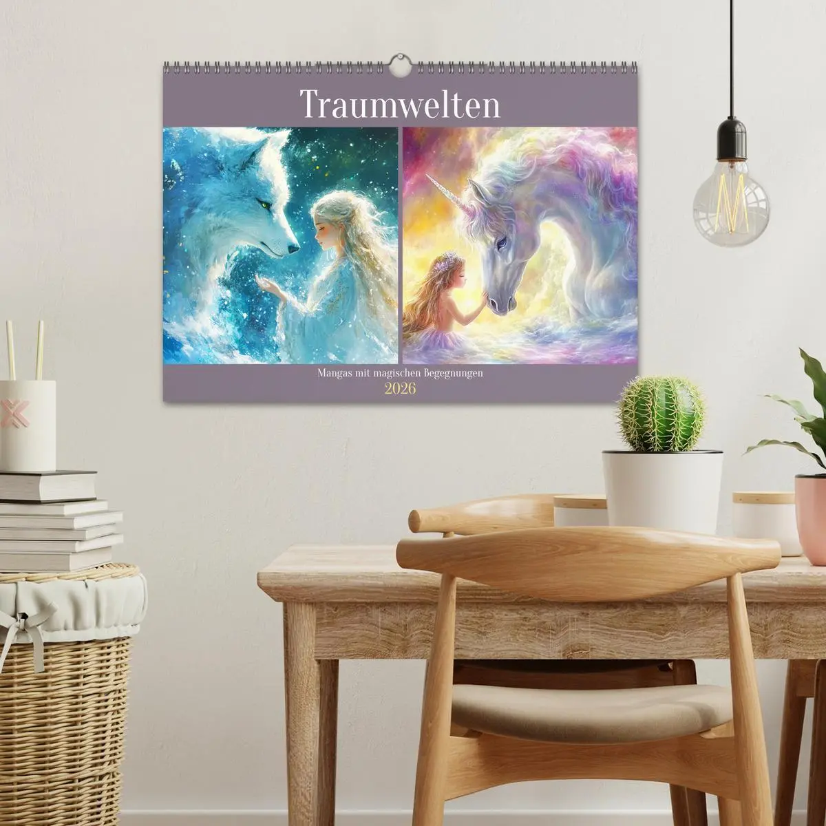 Bild: 9783457351871 | Traumwelten. Mangas mit magischen Begegnungen (Wandkalender 2026...
