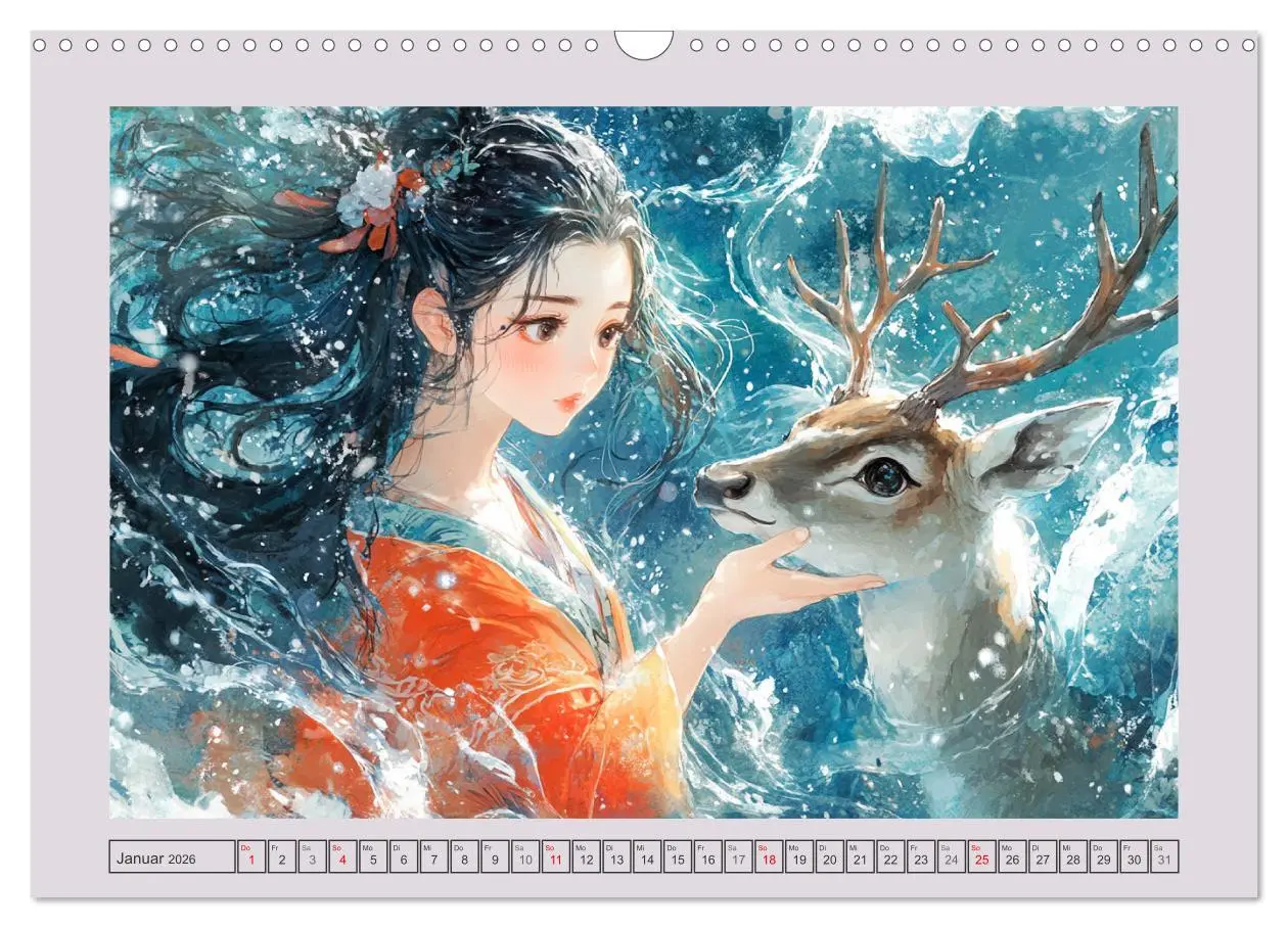 Bild: 9783457351871 | Traumwelten. Mangas mit magischen Begegnungen (Wandkalender 2026...