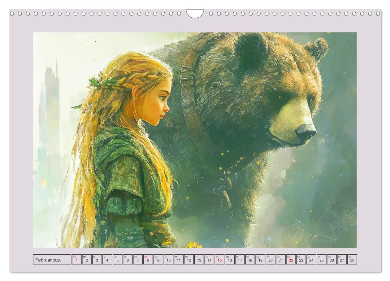 Bild: 9783457351871 | Traumwelten. Mangas mit magischen Begegnungen (Wandkalender 2026...