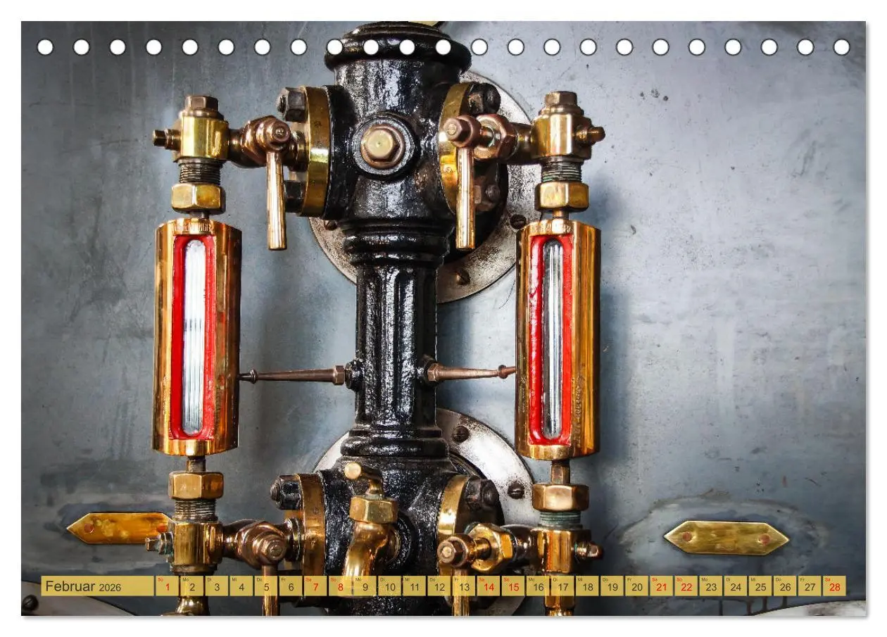Bild: 9783457661871 | Dampfmaschinen - Technik (Tischkalender 2026 DIN A5 quer), CALVENDO...