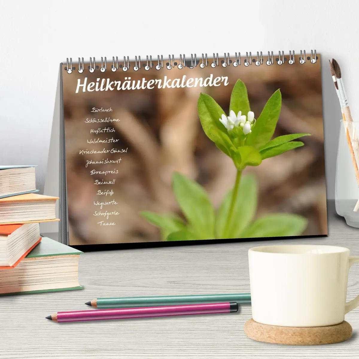 Bild: 9783516131871 | Heilkräuterkalender (Tischkalender 2026 DIN A5 quer), CALVENDO...