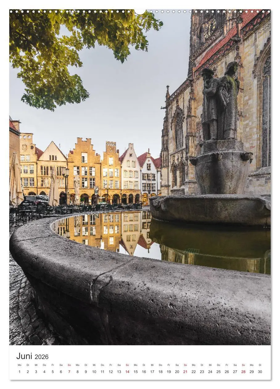 Bild: 9783516371871 | Münster - Stadt und Natur (Wandkalender 2026 DIN A2 hoch), CALVENDO...