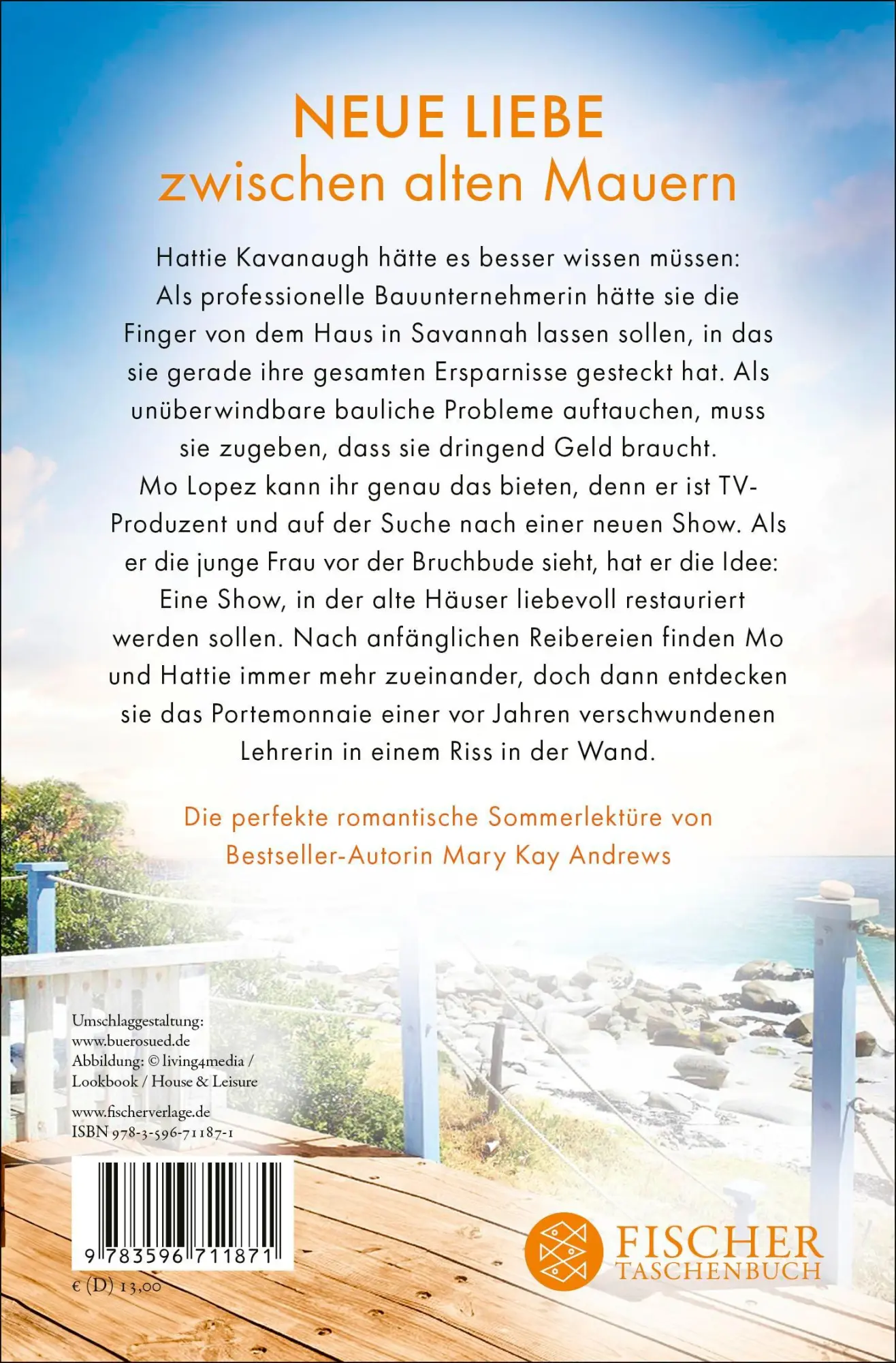 Rückseite: 9783596711871 | Ein Fundament aus Liebe | Romantische Urlaubslektüre | Andrews | Buch