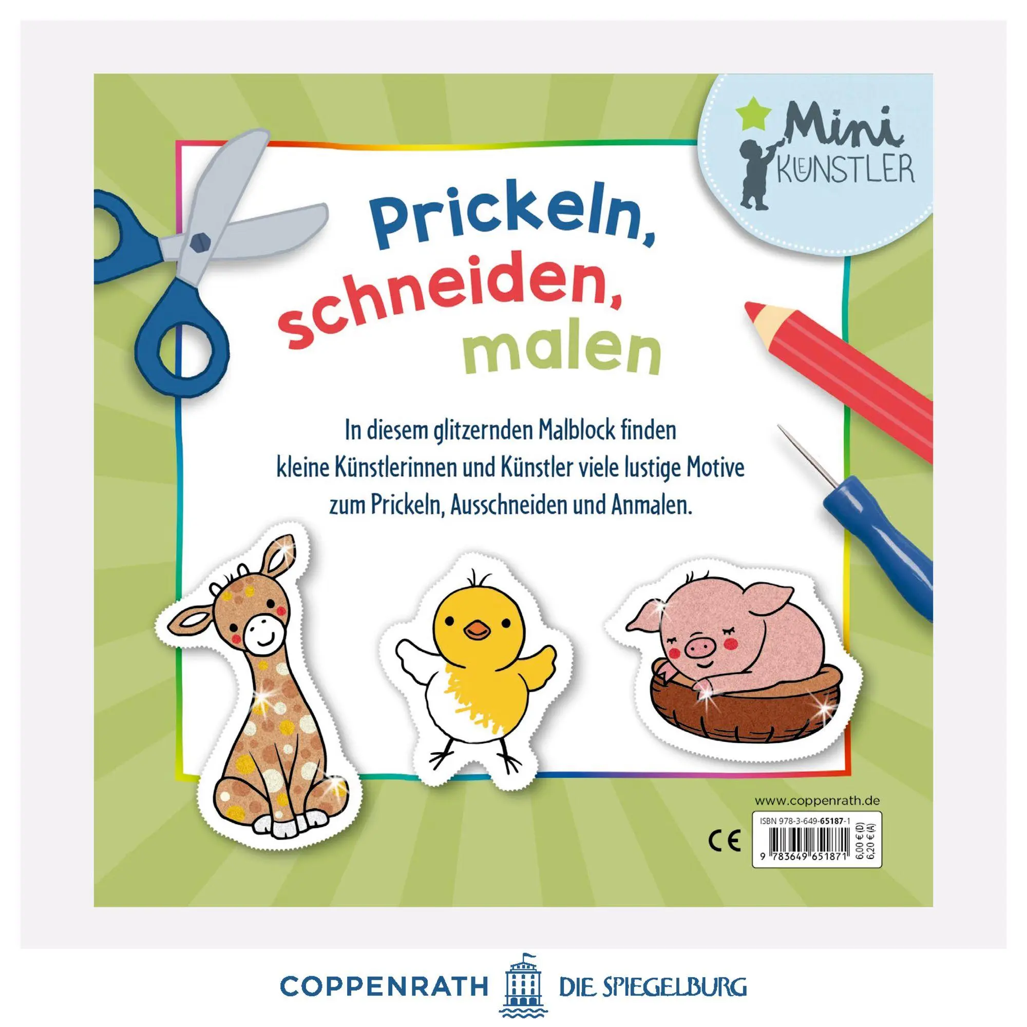 Bild: 9783649651871 | Mein erster Glitzer-Malspaß zum Schneiden und Prickeln | Taddicken