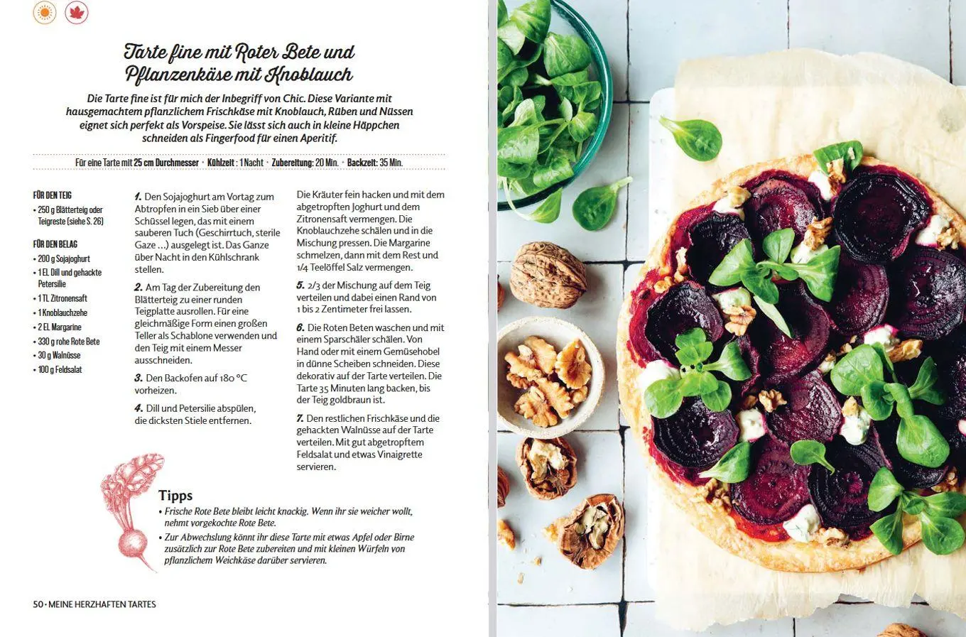 Bild: 9783799521871 | Vegane Quiches und Tartes | Herzhaft und Süß | Vanessa Fouquet | Buch
