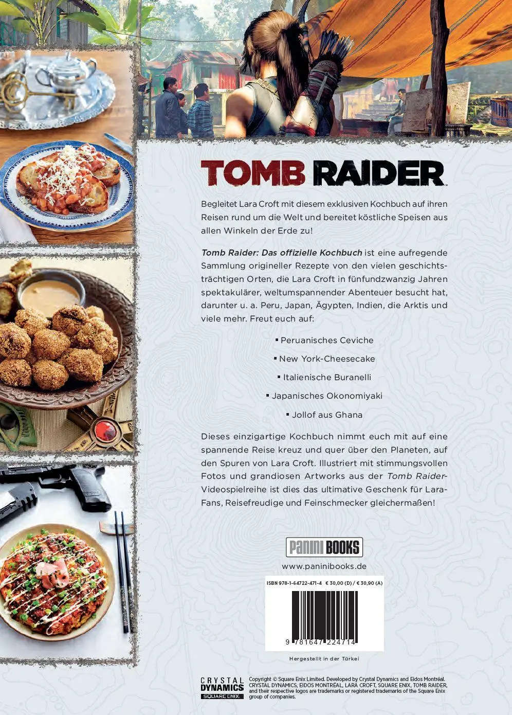 Rückseite: 9783833241871 | Tomb Raider: Das offizielle Kochbuch | Tara Theoharis (u. a.) | Buch
