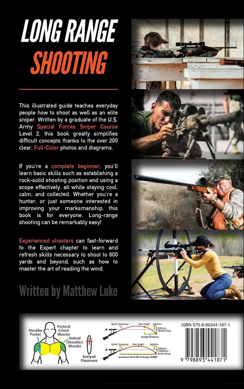 Rückseite: 9798893441871 | Long Range Shooting | An Illustrated Manual | Matthew Luke | Buch
