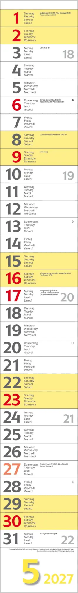 Bild: 9783819301971 | Super Long 2027 | Verlag Korsch | Kalender | Spiralbindung | 13 S.