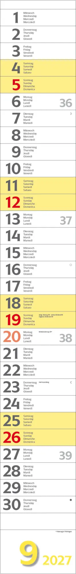 Bild: 9783819301971 | Super Long 2027 | Verlag Korsch | Kalender | Spiralbindung | 13 S.