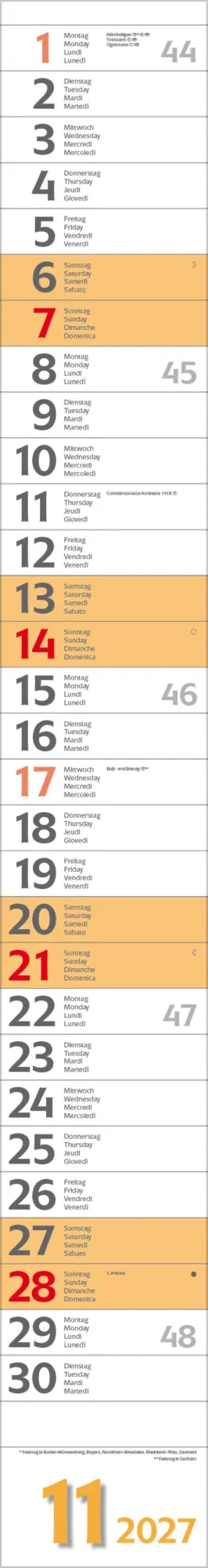 Bild: 9783819301971 | Super Long 2027 | Verlag Korsch | Kalender | Spiralbindung | 13 S.