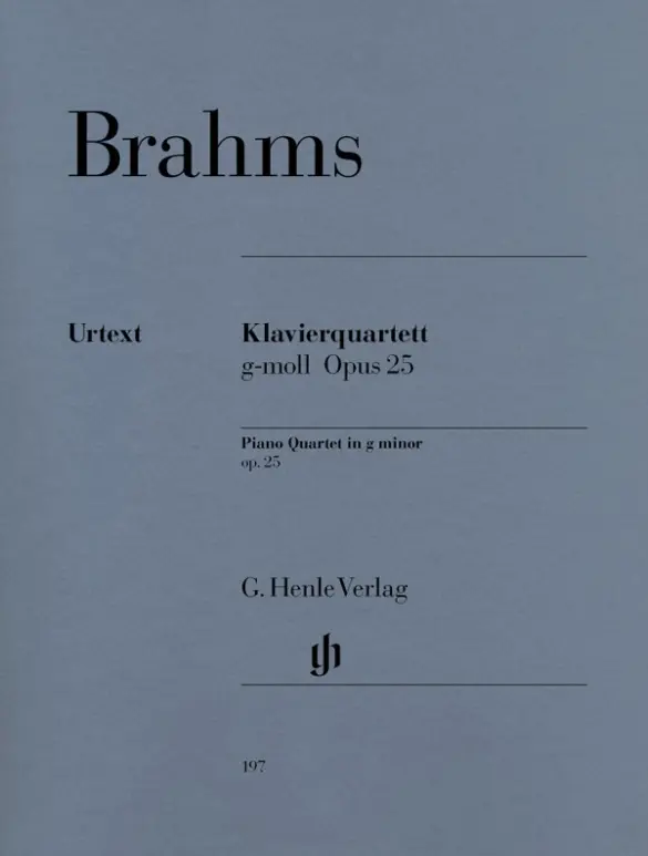 Cover: 9790201801971 | Piano Quartet In G Minor Op. 25 | Piano Quartet g minor op. 25 | Buch