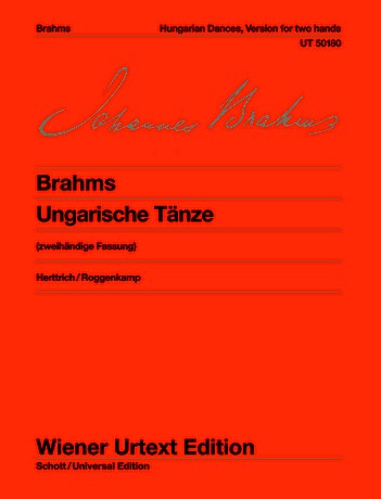 Cover: 9790500571971 | Hungarian Dances - McCorkle Version For Two Hands | Johannes Brahms