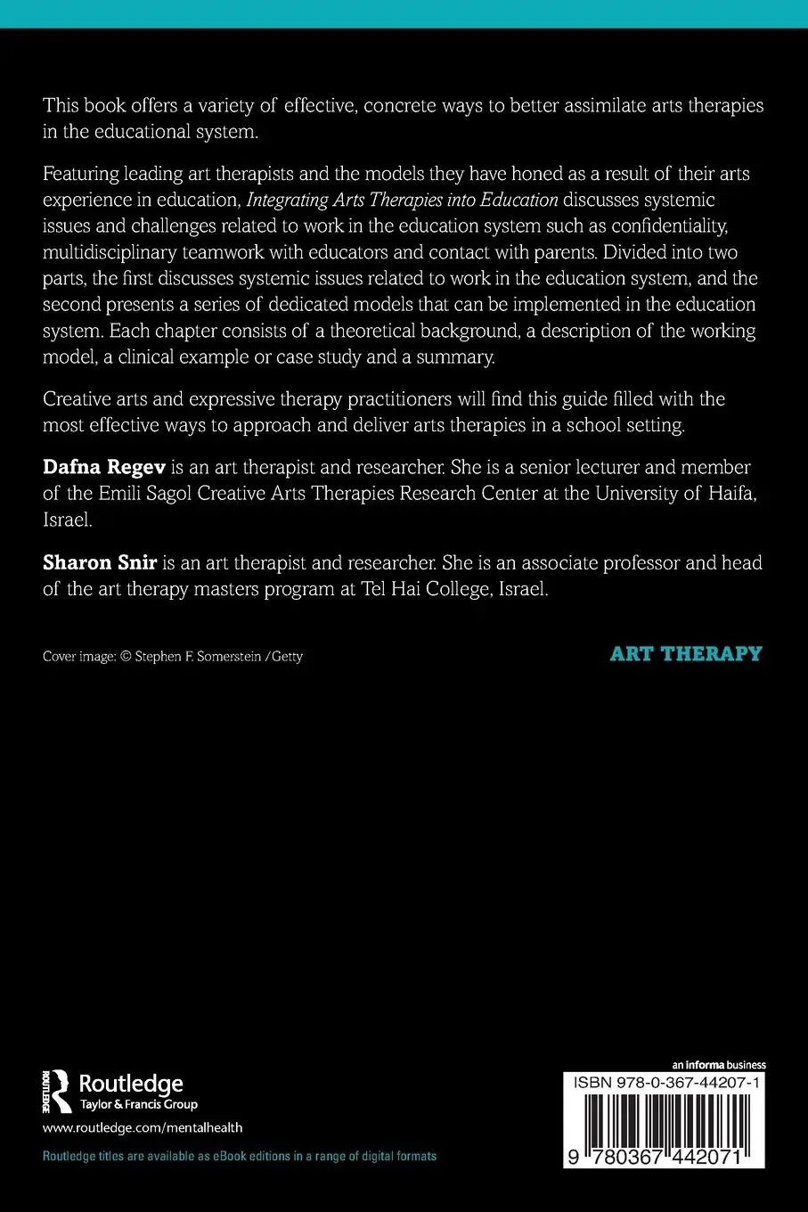 Rückseite: 9780367442071 | Integrating Arts Therapies into Education | A Collective Volume | Buch
