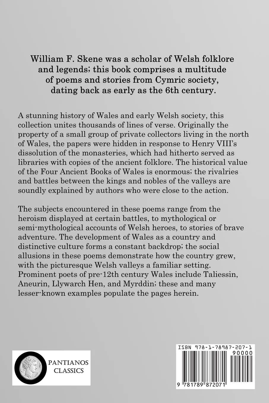 Rückseite: 9781789872071 | The Four Ancient Books of Wales | William F. Skene | Taschenbuch