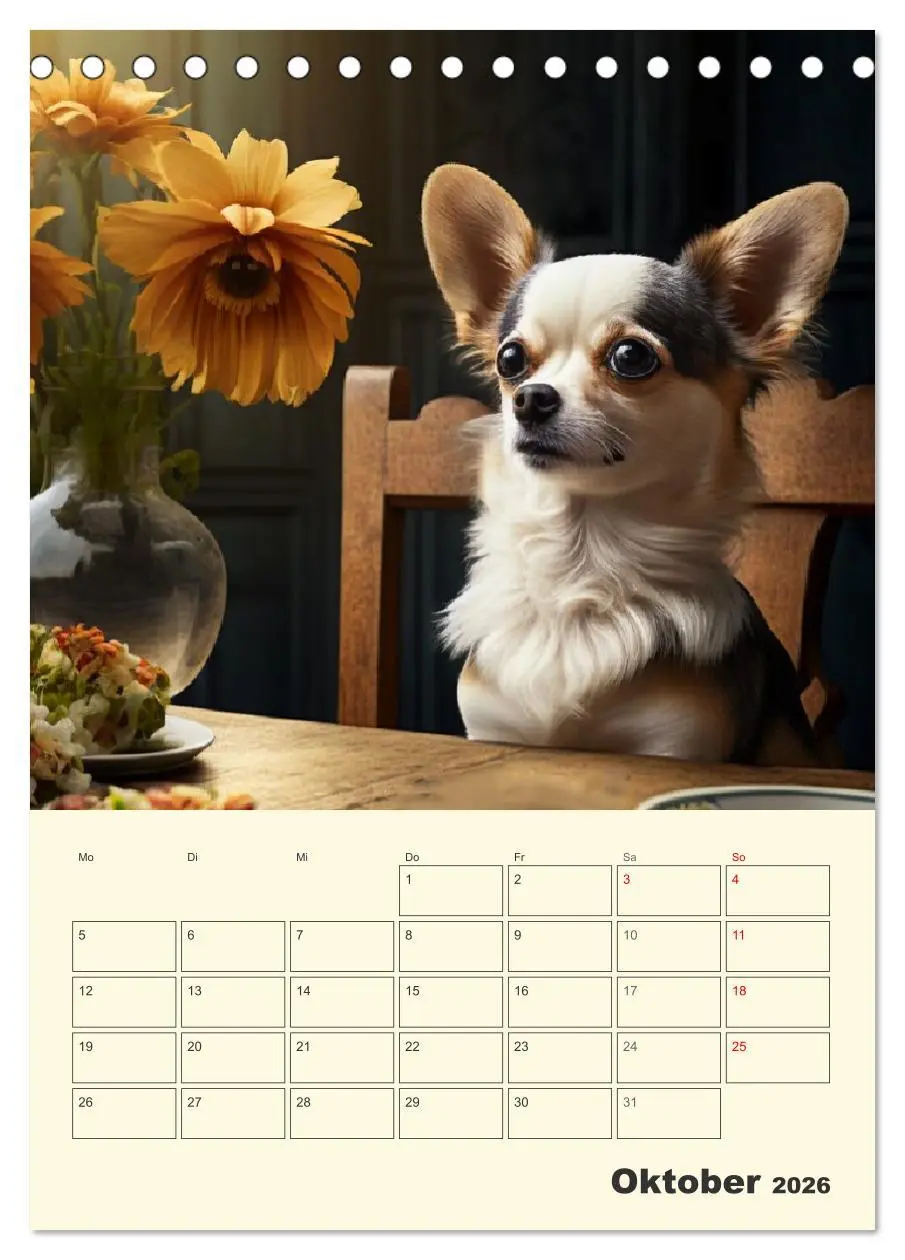 Bild: 9783516322071 | Witzige Chihuahuas. Glückliche Temperamentbündel (Tischkalender...