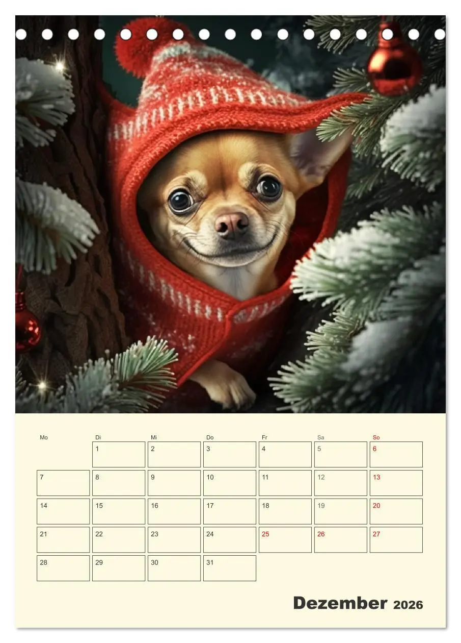 Bild: 9783516322071 | Witzige Chihuahuas. Glückliche Temperamentbündel (Tischkalender...