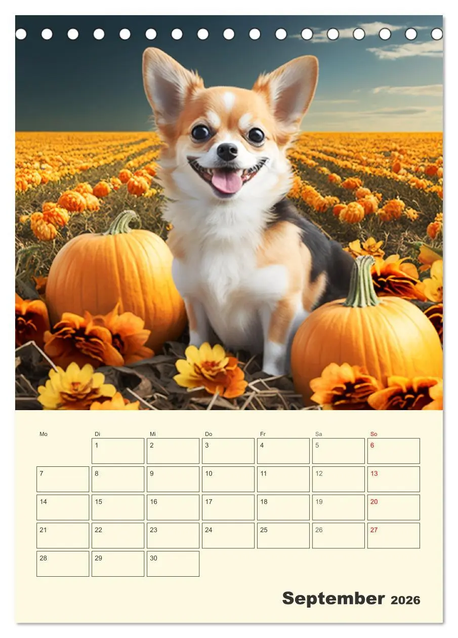 Bild: 9783516322071 | Witzige Chihuahuas. Glückliche Temperamentbündel (Tischkalender...