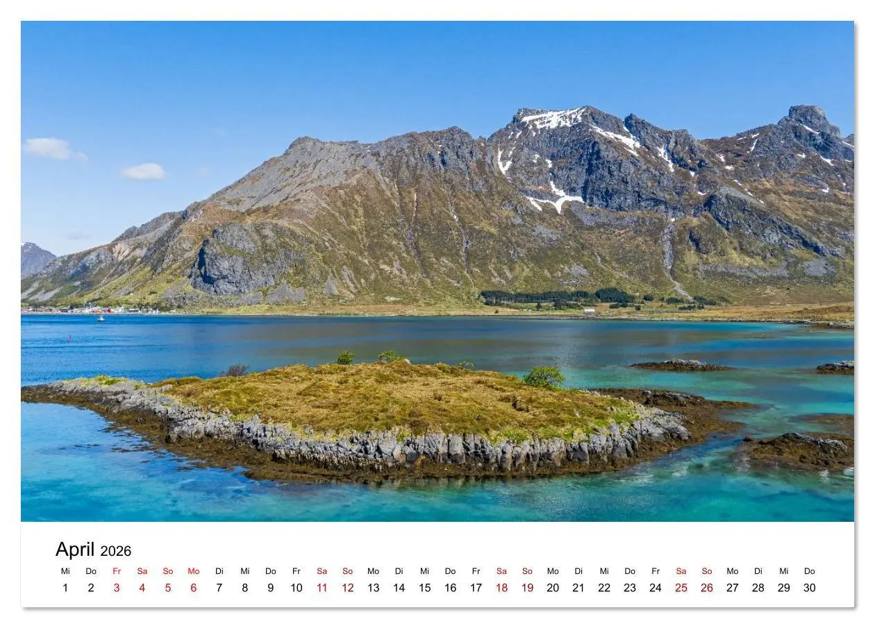 Bild: 9783516632071 | Inseln im Nordmeer - Lofoten-Andøya-Senja (Tischkalender 2026 DIN...