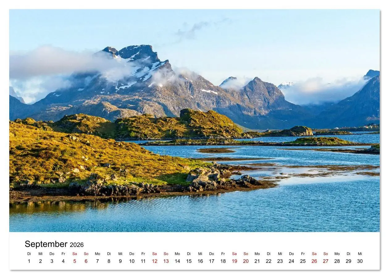 Bild: 9783516632071 | Inseln im Nordmeer - Lofoten-Andøya-Senja (Tischkalender 2026 DIN...