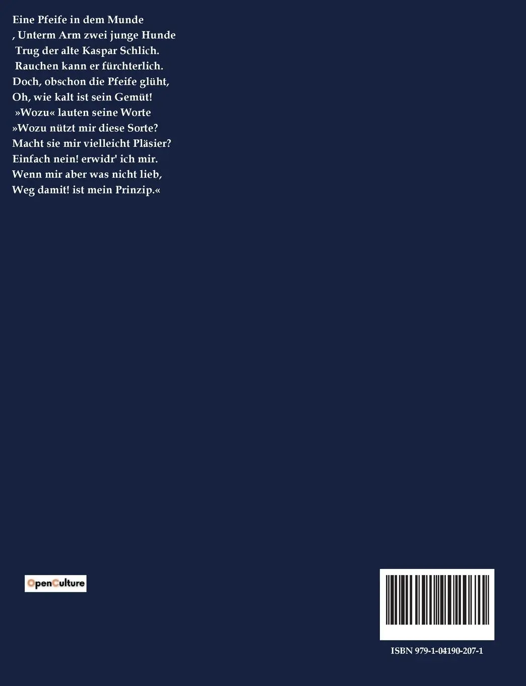 Rückseite: 9791041902071 | Plisch und Plum | Wilhelm Busch | Taschenbuch | 70 S. | Deutsch | 2022