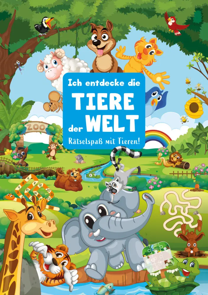 Tiere der Welt Rätselspaß mit Tieren