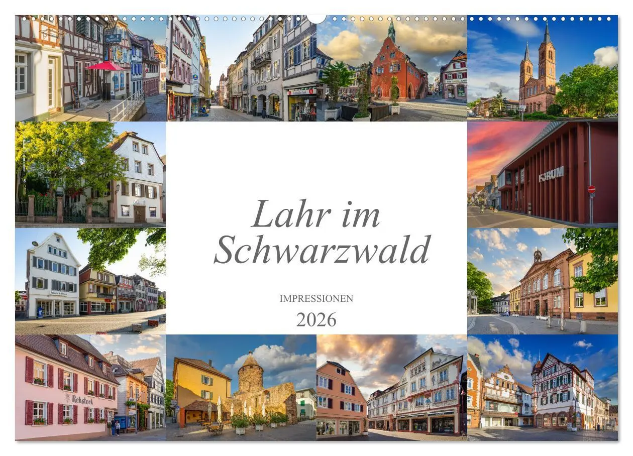 Cover: 9783457602171 | Lahr im Schwarzwald Impression (Wandkalender 2026 DIN A2 quer),...