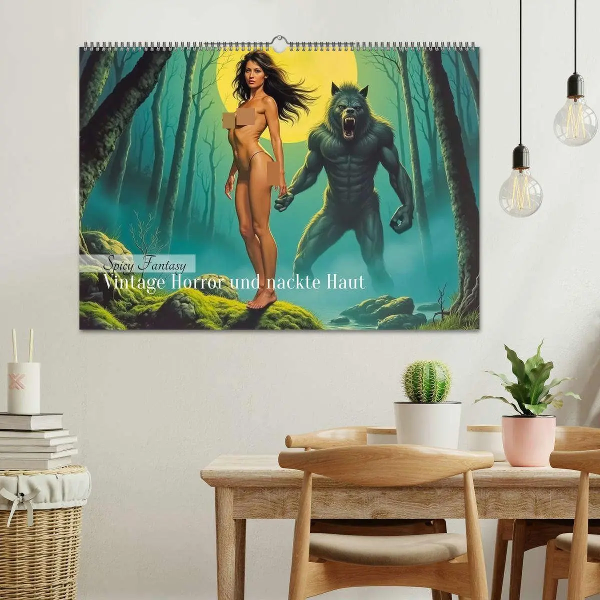 Bild: 9783516622171 | Spicy Fantasy - Vintage Horror und nackte Haut (Wandkalender 2026...