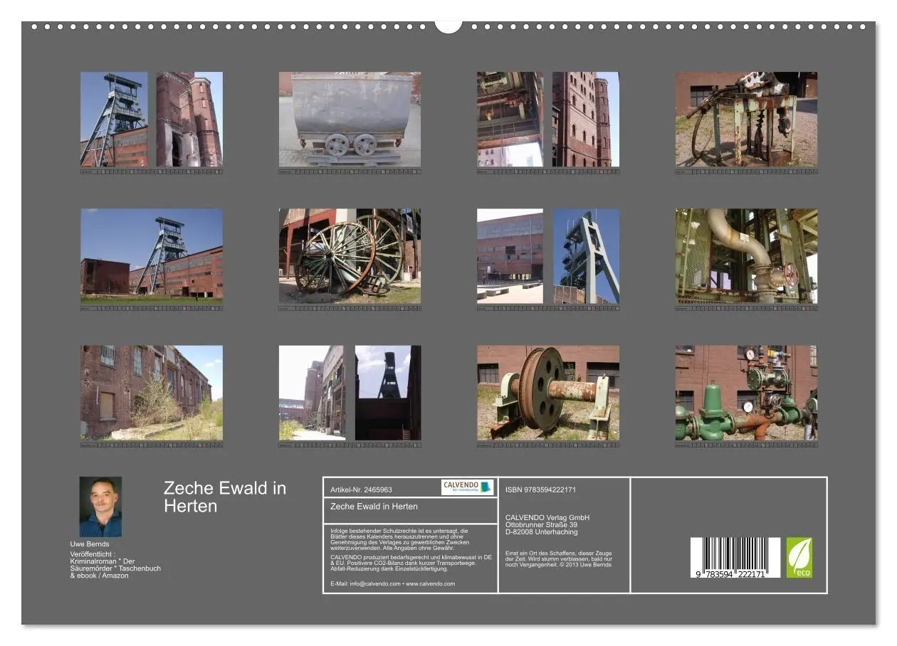 Bild: 9783594222171 | Zeche Ewald in Herten (hochwertiger Premium Wandkalender 2027 DIN...