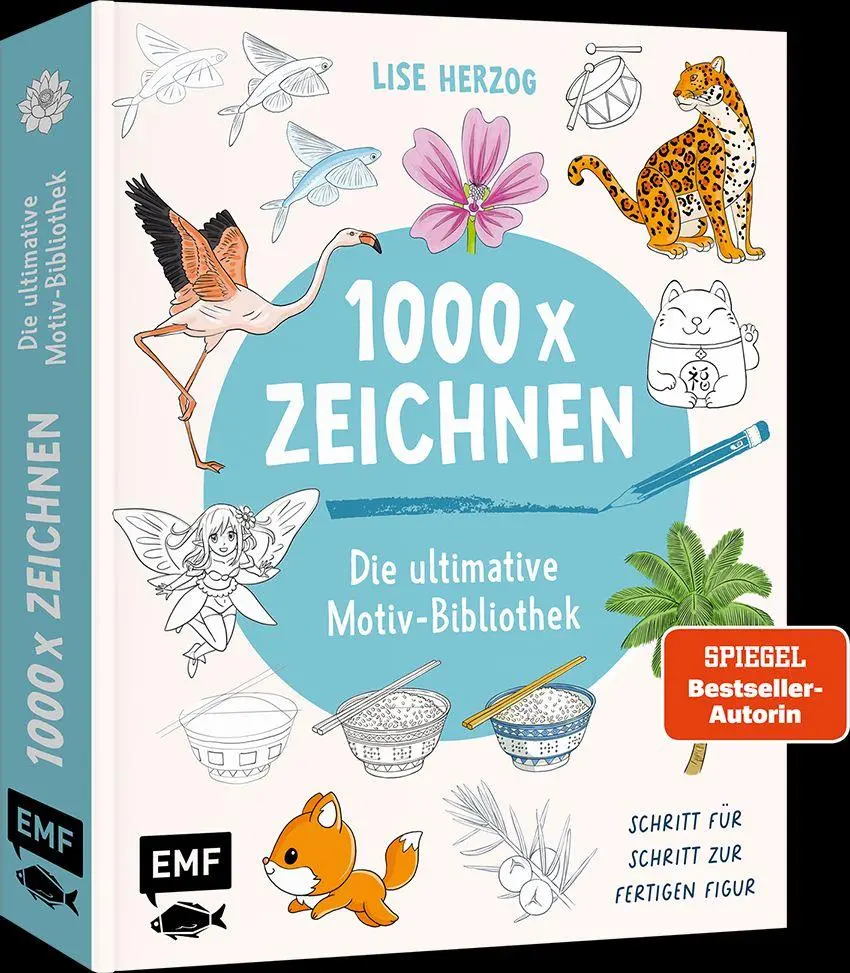 Cover: 9783745932171 | Die ultimative Motiv-Bibliothek - 1000 x zeichnen | Lise Herzog | Buch